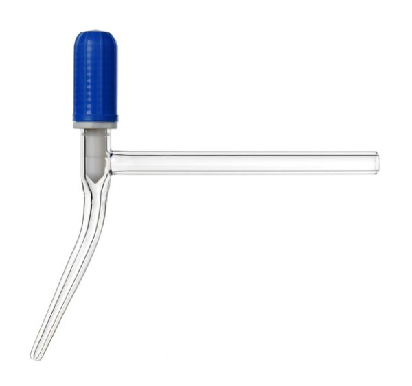 Valve de burette Rettberg, latérale, avec tige PTFE, passage 0 - 3 mm, 134515031