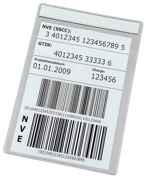 Pochette transparente Eichner, design : DIN A5 portrait, UE : 50 pièces, 9218-03053