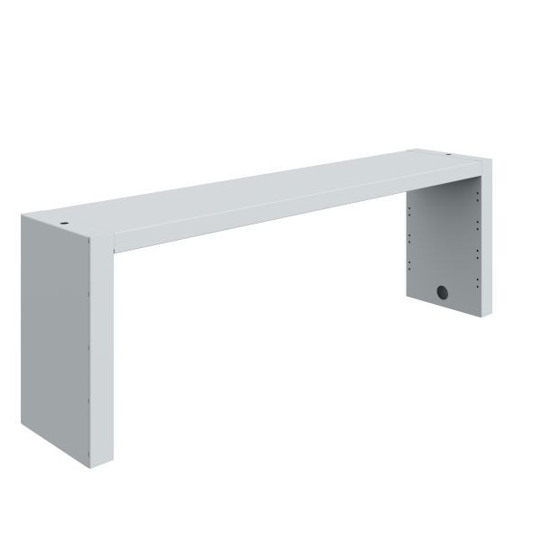 Fixation étagère SOFAME L 1200 mm, gris clair RAL 7035, W010080095GC