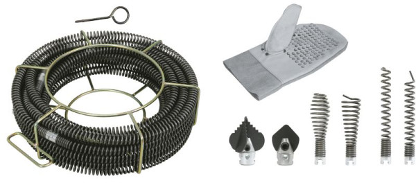 KS Tools jeu d'outils de nettoyage des égouts et des canalisations diamètre 22 mm, 14 pièces, 900.1922