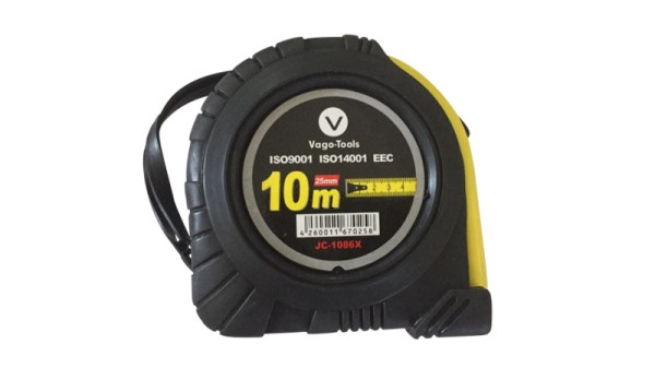 VaGo-Tools 1x mètre ruban 10m mètre avec retour, JR-1086G_kv