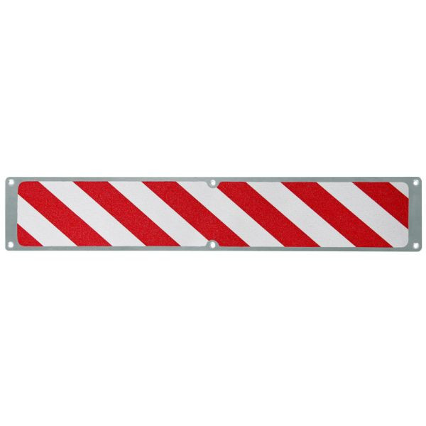 Pantalon de farine plaque antidérapante aluminium avec revêtement antidérapant m2, rouge/blanc 114x635mm, APM1YF1