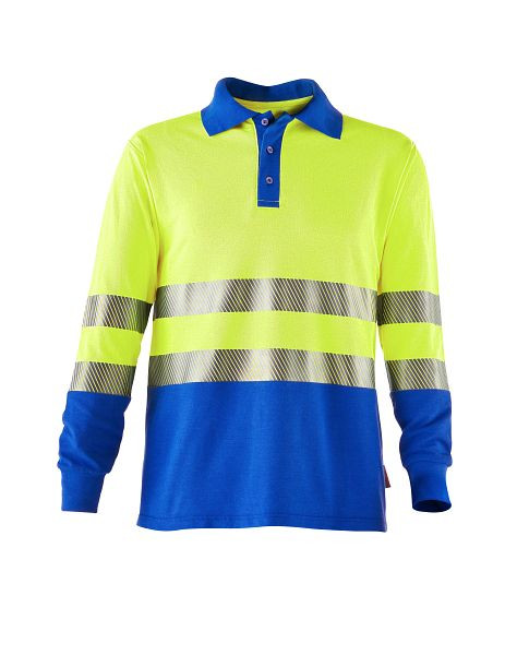 Polo ROFA 139, taille XXXL, couleur 235-jaune lumineux-bleu grain, 605139-235-3XL