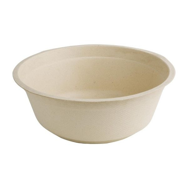 Bols en bagasse compostables Fiesta Compostable carré marron 950ml (50 pièces), FC544