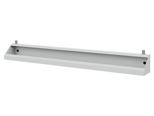 Boîtier vide pour conduit d'énergie Bedrunka+Hirth, inclinaison à 45°, largeur 1500, dimensions en mm (LxPxH) : 1500 x 150 x 150, 07.861.150S