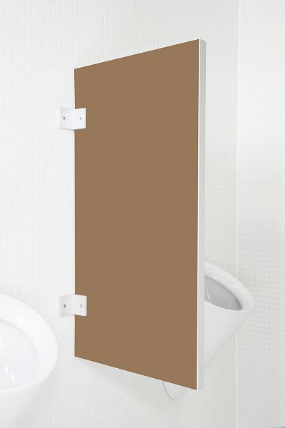 Cloison d'urinoir standard KEMMLIT Novara en bois Burano brun, 15120019