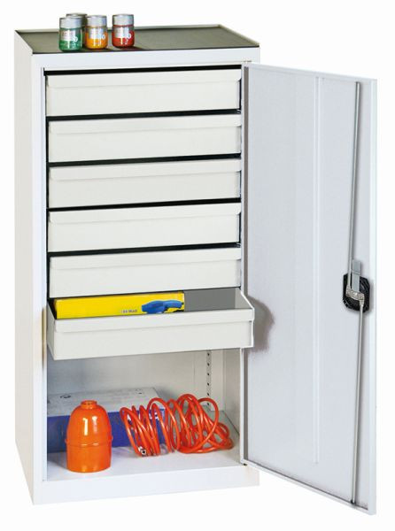 armoire à outils et matériaux contondants série 2000, 7035/7035, 6 tiroirs, 2001607