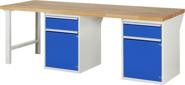 Etabli RAU série 7000 - modèle 7502-8, L2500 x P900 x H890 mm, 13-7502A8-259B4M.11