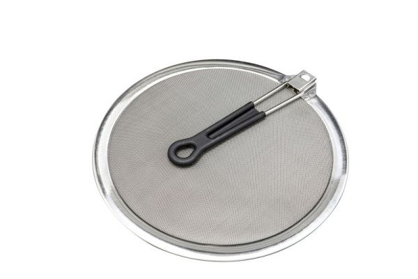 Pare-éclaboussures GSD avec poignée pliable 33 cm / acier inoxydable, UE : 10 pièces, 28 206