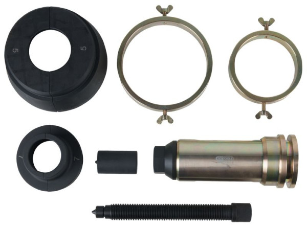 KS Tools jeu d'extracteurs de roulements d'arbre principal de différentiel pour Scania, 7 pièces, 460.3905