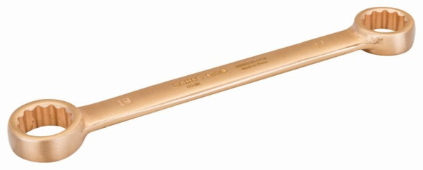 Bahco Clé à double anneau en cuivre au béryllium anti-étincelles 10+11 mm NSB010-1011