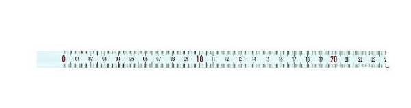 hedue Ruban à mesurer auto-adhésif, de gauche à droite, Longueur de bande: 5 m, X150