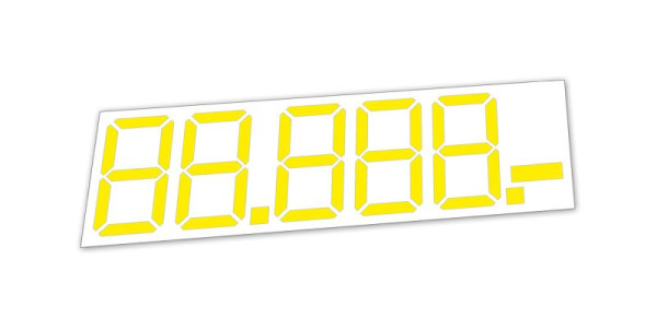 Afficheur de prix LCD Eichner, dimensions : 580 x 120 mm, UE : 10 pièces, 9220-00116