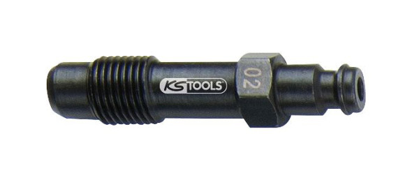 Adaptateur de bougie de préchauffage KS Tools, M12x1,25 avec filetage extérieur, longueur 55 mm, 150.3663