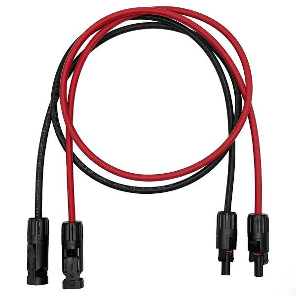Câble de connexion Offgridtec 1 m MC4 vers MC4 6 mm² rouge/noir, 8-01-017740-001