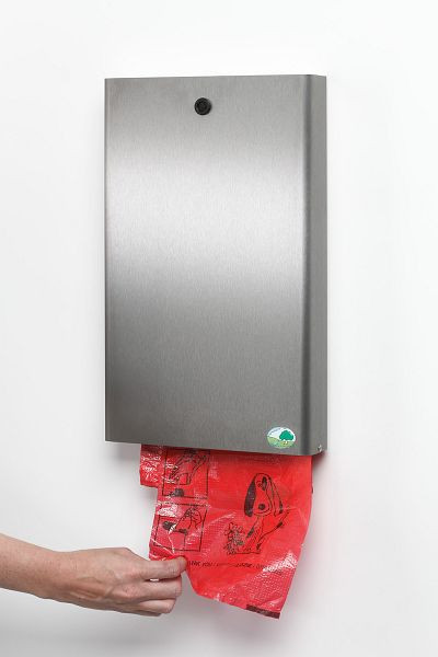 Distributeur de sacs à déchets canins VAR DS 2, acier inoxydable, 21181