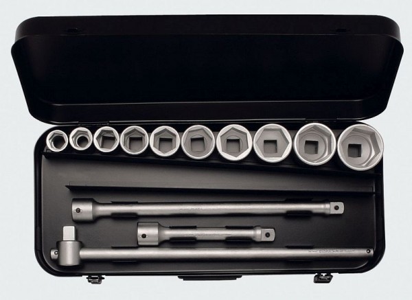 Jeu de clés à douille ELORA 3/4 ", 12 tranches, 13 pièces 22-50 mm, 770-S10 OKM, 0770580102000