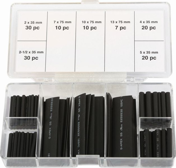 Jeu de gaines thermorétractables Kunzer , 127 pièces, 7SSS127