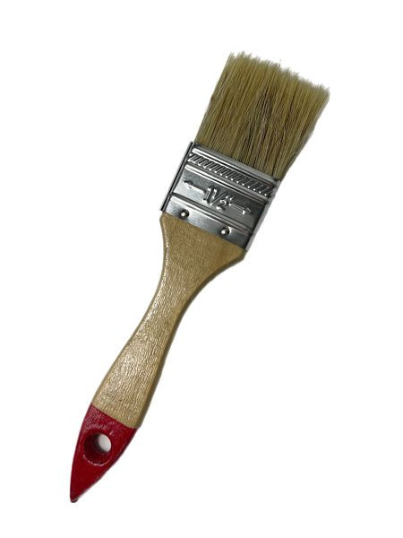 VaGo-Tools Pinceau à vernis, glaçure, pinceau de peintre, pinceau plat, soies de Chine, 38mm, UE : 6 pièces, 190-015-6_vx