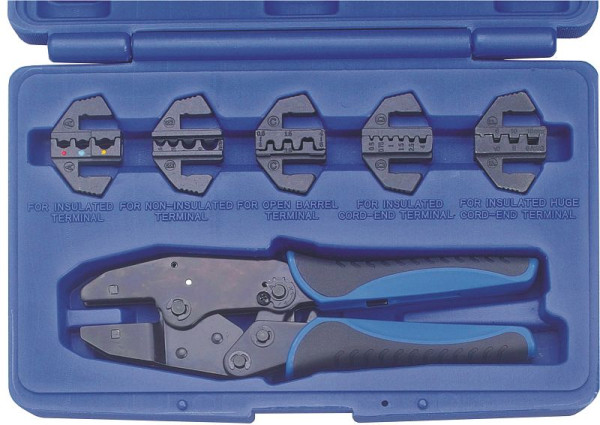 Pince à sertir Kunzer avec 5 inserts, 6 pièces, 7CZ06