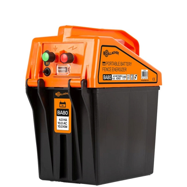 Appareil à batterie Gallagher BA80 (9/12 V), 356358