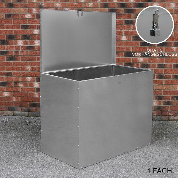 Conteneur d'alimentation Monster galvanisé, 1 compartiment, 26925