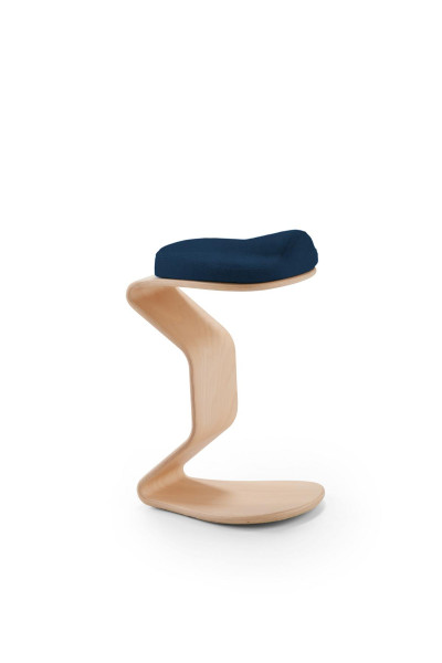 NEST NATURE tabouret moyen avec assise 3D/confort, bleu foncé, 1181_96_30326