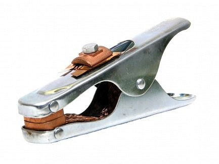 Borne de terre ELMAG NEVADA 6 (600 A / 35% ED, 500 A / 60% ED) pour diamètre de câble maxi 120 mm², ouverture maxi 95mm, 650g, 55343