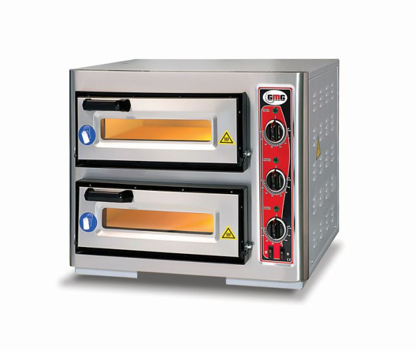 Four à pizza GMG CLASSIC PF 4040 DE3, 2 chambres de cuisson, PF4040DE3
