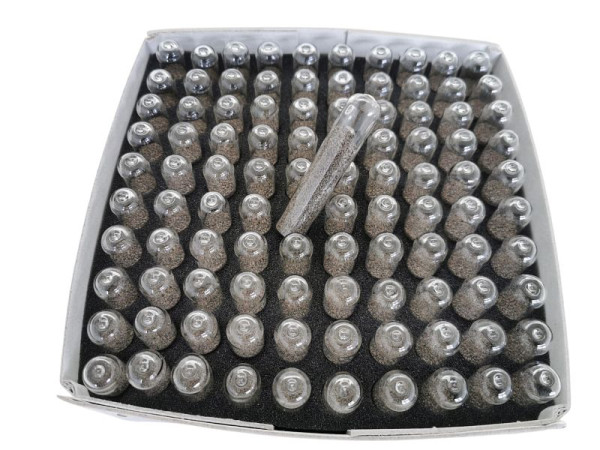 Ampoules de carbure de calcium FORM+TEST, paquet de 100, T0813