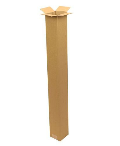 Boîte pliante en carton ondulé TransPak 1 paroi, dimensions intérieures 100 x 100 x 1000 mm, format A0, qualité 1.20B, paquet : 25 pièces, 299200