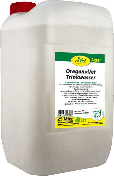 cdVet OreganoVet eau potable 25 L, 328