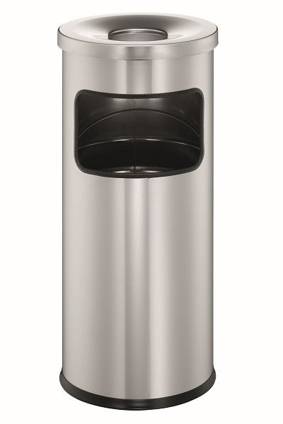 Coffre-fort corbeille à papier DURABLE avec cendrier rond, argent, 333223