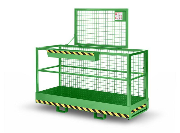 Panier de travail RR Industrietechnik, RAK-Big, RAL 6018 jaune-vert, 120000124