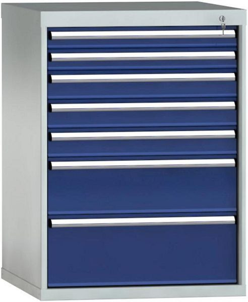 Armoire à tiroirs KLW 1000 x 725 x 750 mm H x L x P, dimensions d'installation : 900 mm, division : 36x36 unités, SGB1000-07UP-001