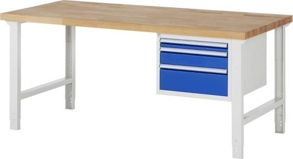 Etabli RAU série 7000 - modèle 7126, L2000 x P900 x H790-1140 mm, 13-7126A1-209B4H.11