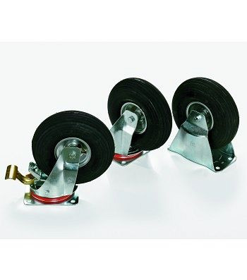 Growi PU roulette pivotante, diamètre de roue : 200 mm, 10312800