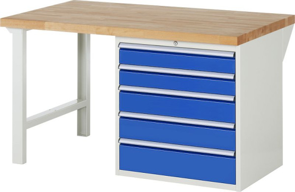 Etabli RAU série 7000 - modèle 7613, L1500 x P900 x H890 mm, base système L1500 x P850 x H850 mm, 03-7613A1-159B4M.11