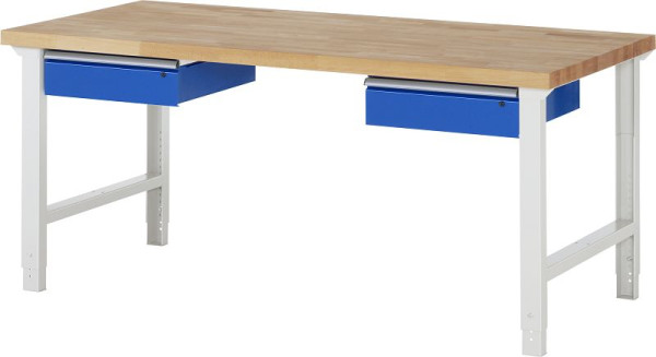 Etabli RAU série 7000 - modèle 7002-1, L2000 x P900 x H790-1140 mm, 03-7002A1-209B4H.11