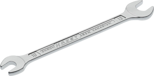 Clé à fourche double Hazet, profil hexagonal extérieur, 10 x 13 mm, 450N-10X13