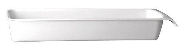 Cuve APS GN 2/4 -CASCADE-, 53 x 16,2 cm, hauteur : 7,5 cm, mélamine, blanc, 3,65 litres, 83961