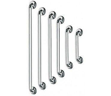 Barre d'appui KEMMLIT, acier inoxydable, acier inoxydable poli, 1200 mm, 251.786