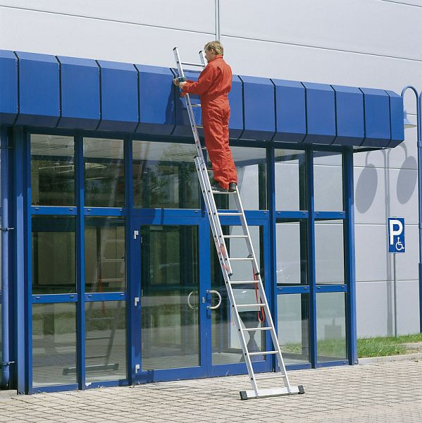 Echelle polyvalente en aluminium Euroline 2 pièces, Hauteur d'échelle verticale: 3,85m, 3061108