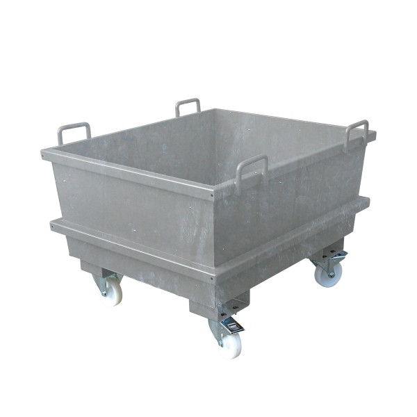 Conteneur universel industriel Eichinger, 1000 kg, 300 litres, galvanisé à chaud, 20310400002000