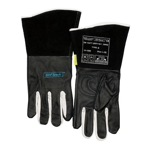 ELMAG Gants de soudage à 5 doigts WELDAS 10-1050 XL, 59149