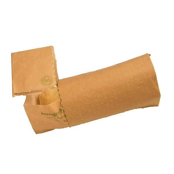 Sacs à panini compostables Vegware en papier d'emballage, UE: 500 pièces, GH019