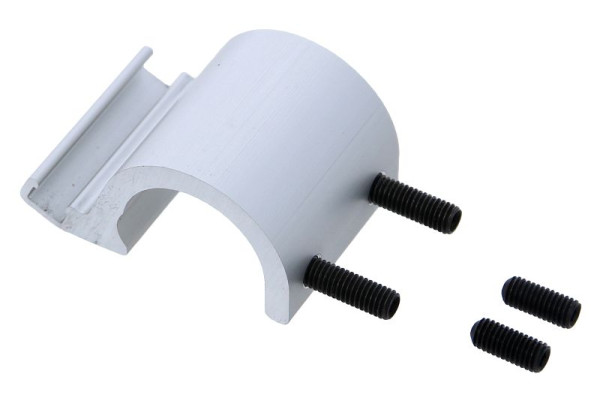 temporisateur ZHO-MS-DZ-125-320, support pour interrupteur magnétique à rainure en T, sur cylindre profilé et tirant, convient pour cylindre Ø 125 mm - 320 mm, PD48956