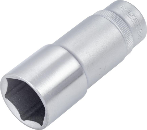 Douille Hazet, hexagonale, carré creux 10 mm (3/8"), 21 mm, long type moleté, 880LG-21
