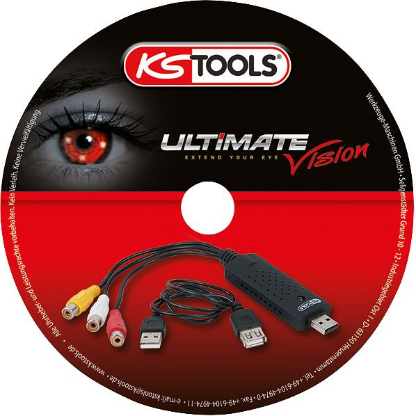 Capteur vidéo USB KS Tools, 550.8603