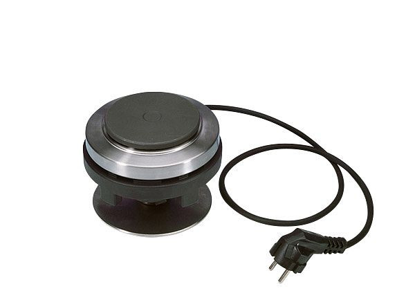 Chauffe-plats mobile APS, Ø 14 cm environ, hauteur 9-11 cm, adapté à tous les réchauds courants, 500 W, 220 V, 12299